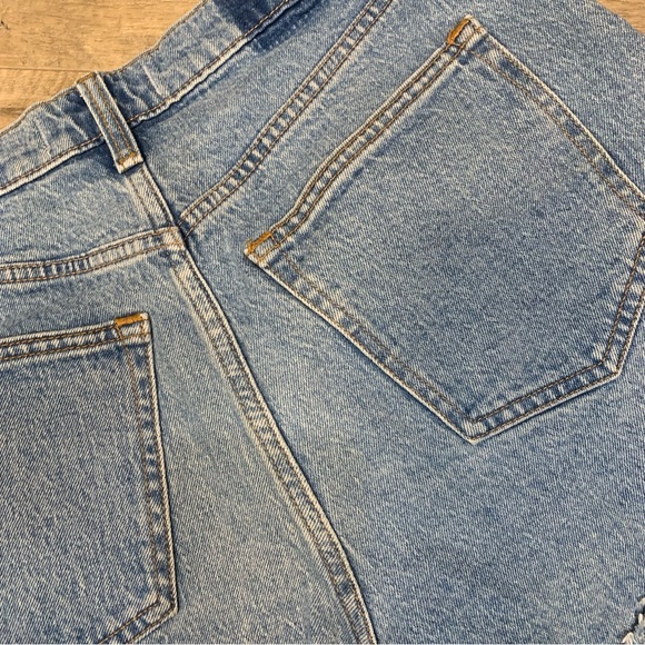 Abercrombie & Fitch 2 Shorts Mom High Rise 90s Relaxed Cut Off Denim - Picture 9 of 9